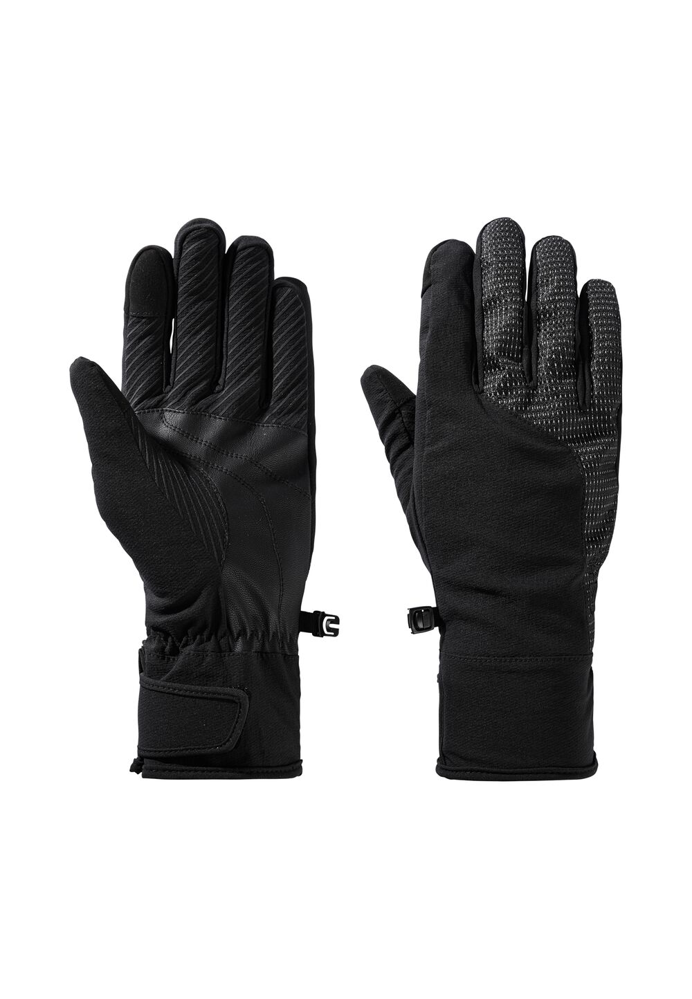 Jack Wolfskin Night Hawk Gloves Softshell-handschoenen S zwart black
